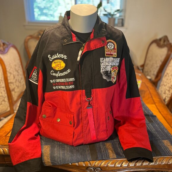 USA Rugby Eastern Conference Jacket Men’s (2XL) Red/Black | Excellent Condition - Picture 9 of 9